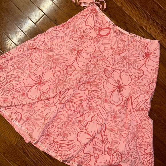 St. John's Bay Pink Midi A-Line Wrap Skirt - Picture 4 of 4